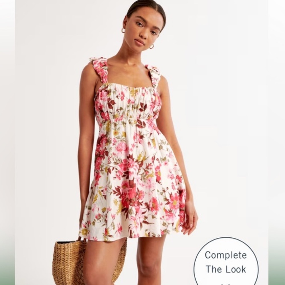 Abercrombie and fitch mini floral dress